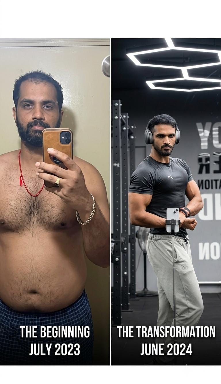 Vikram P., a DSigniteFitness member — Lost 18 kg · Member since 2023